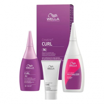 Wella Creatine+ Curl Hair Kit N/R - für normales bis widerspenstiges Haar - 1