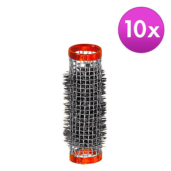   Drahthaarwickler mit Borsten Rot, Ø 18 mm, Pro Packung 10 Stück - 1