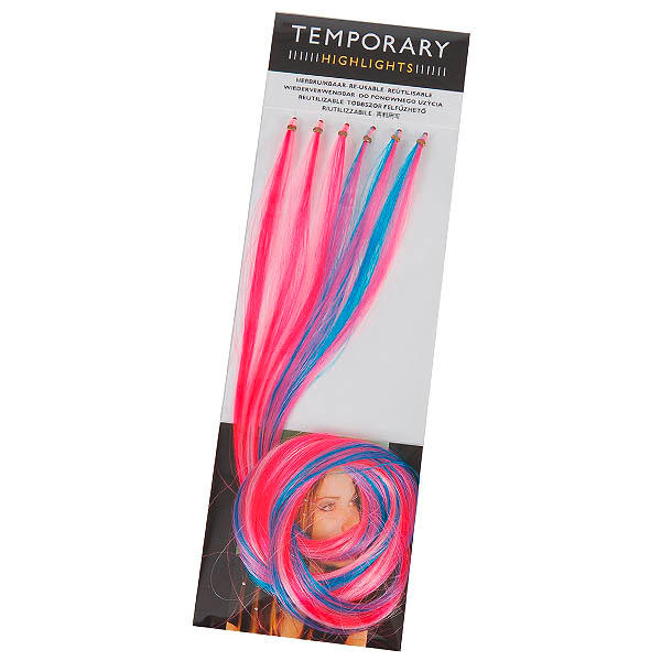 Dynatron Kanekalon Highlights Roze/Lichtroze/Blauw - 1
