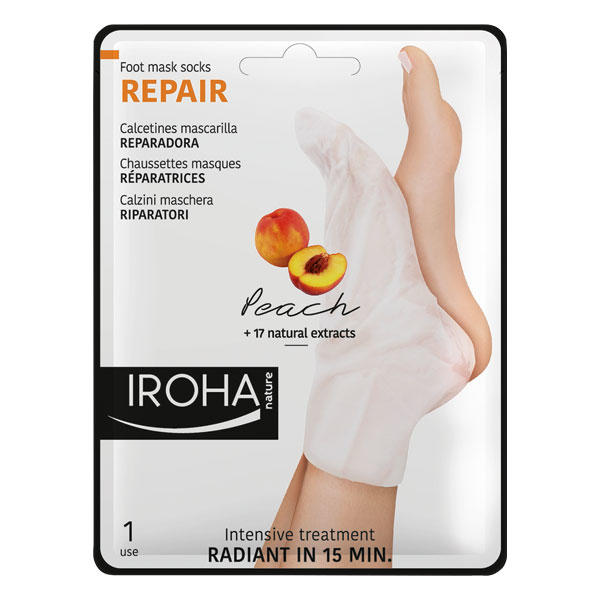 IROHA nature Repair Peach Fußmaske 1 Paar - 1