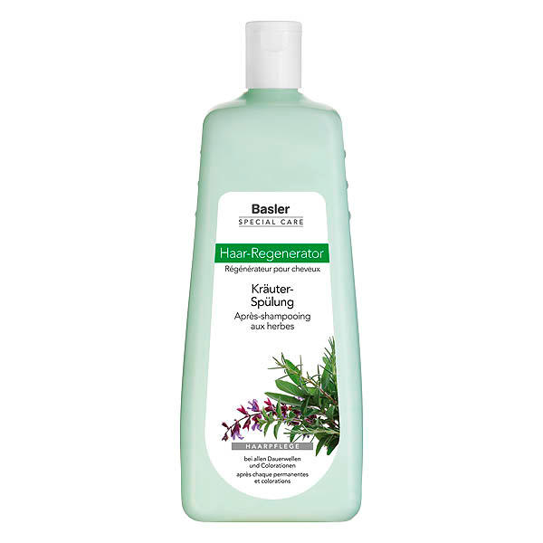 Basler Special Care Balsamo a base di erbe rigeneranti per capelli Bottiglia economica da 1 litro - 1