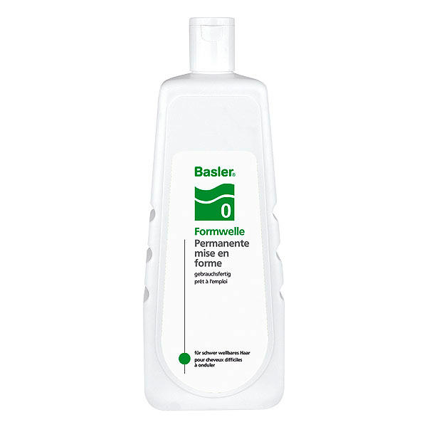 Basler Albero sagomato 0, per capelli difficili da arricciare, bottiglia economica da 1 litro - 1