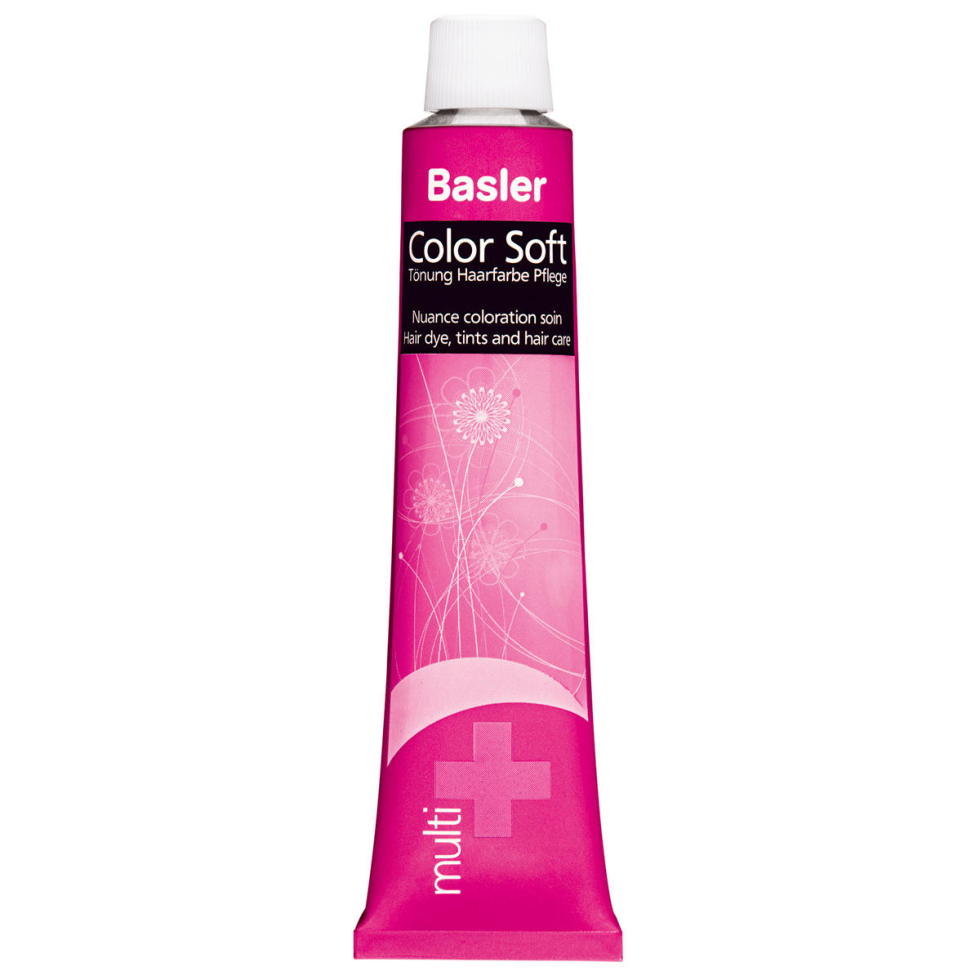 Basler Color Soft multi Caring Cream Color 4/4 middenbruin rood - donker mahonie, tube 60 ml - 1