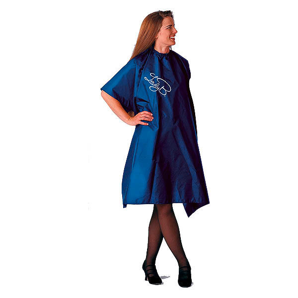 basler Lady B. Peignoir cabine Bleu royal, impression couleur blanche - 1