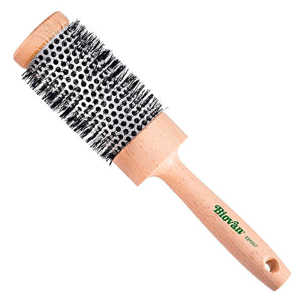 Biovan Spazzola rotonda per asciugacapelli con rivestimento in ceramica Ø 55/40 mm, per capelli lunghi - 1
