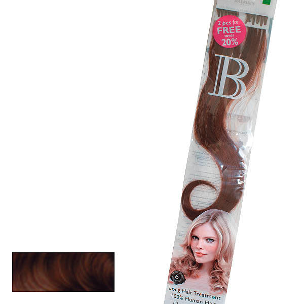Balmain Fill-In Extensions Natural Straight 6 Light Mocca - 1