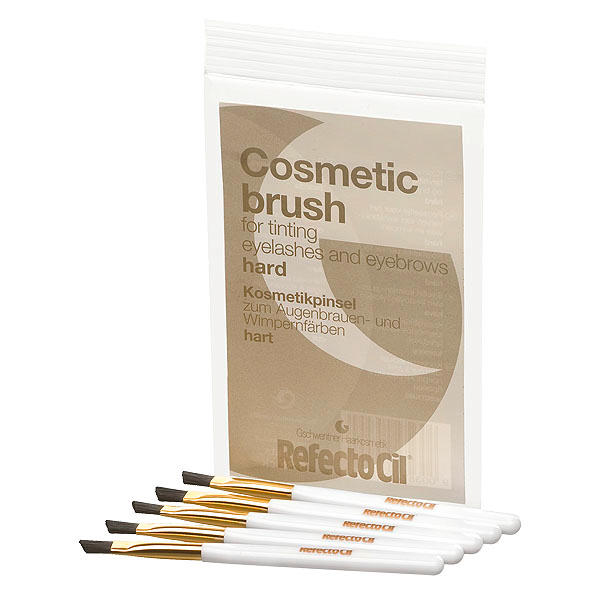 RefectoCil Application brush hard hard, Per package 5 pieces - 1
