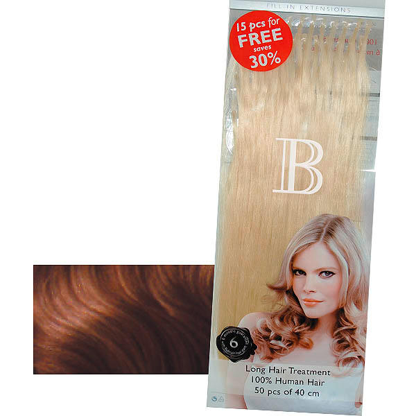 Balmain Fill-In Extensions Value Pack Natural Straight 10 (level 6) Dark Blond - 1