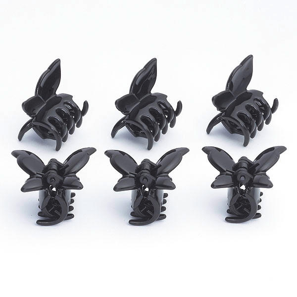 Butterfly clip small Black - 1