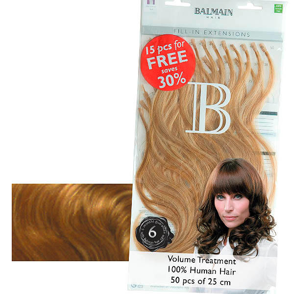 Balmain Fill-In Extensions Value Pack Natural Straight 24 Blond - 1