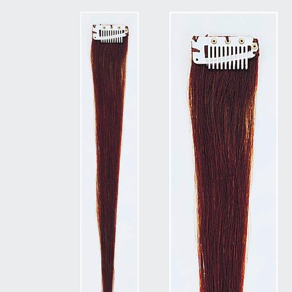 Solida Bel Hair Mini Stringy Jamie Echthaar-Strähne Kastanie - 1