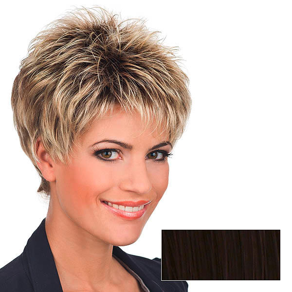 Gisela Mayer Synthetic hair wig Sandra Black - 1