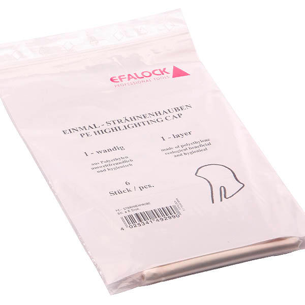 Efalock Disposable strand hoods 6 pieces per package - 1