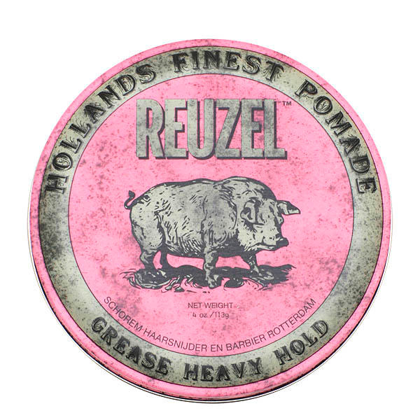 Reuzel Pomade Pink Heavy Hold Grease 113 g - 1
