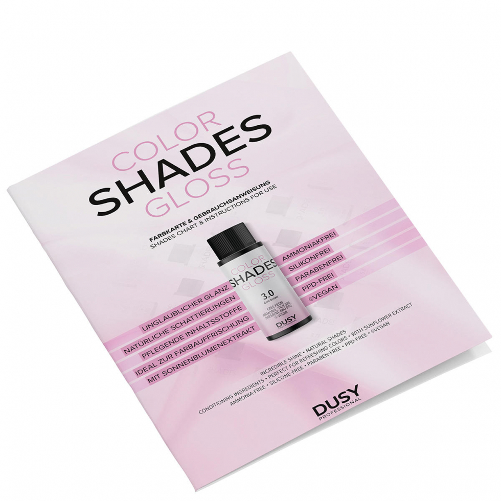 dusy professional Color Shades Gloss color chart  - 1