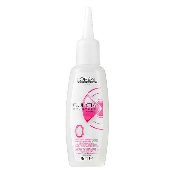 L'Oréal Professionnel Paris Dulcia Advanced Ionène G 0 - para cabellos difíciles de rizar, frasco de porciones de 75 ml - 1