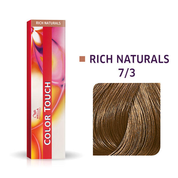 Wella Color Touch Rich Naturals 7/3 Medium blonde gold - 1