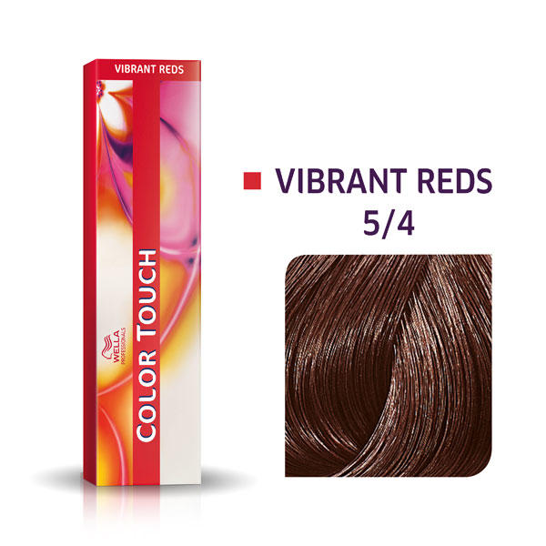 Wella Color Touch Vibrant Reds 5/4 Light Brown Red - 1