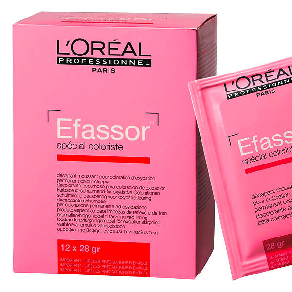 L'Oréal Professionnel Paris Décapant coloration Efassor Paquet de 12 x 28 g - 1