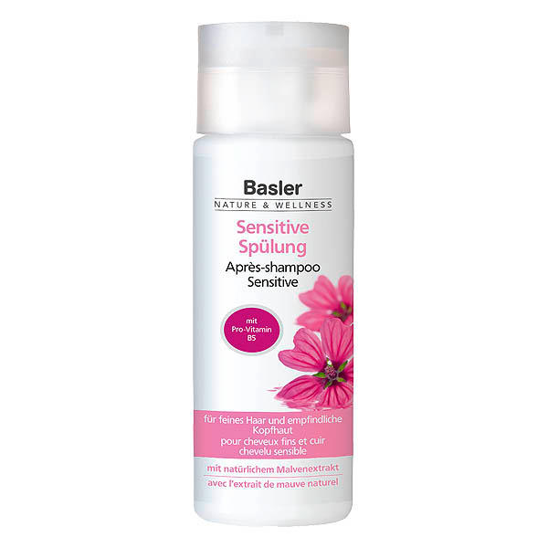 Basler Sensitive Spülung – 1 Liter, Für Feines Haar & Empfindliche Kopfhaut – Mit Malvenextrakt & Panthenol – Mildert Reizungen & Spendet Feuchtigkeit