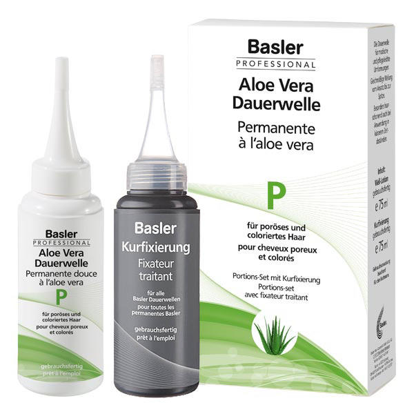 Basler Aloe Vera Dauerwelle Set P, für poröses und gefärbtes Haar - 1