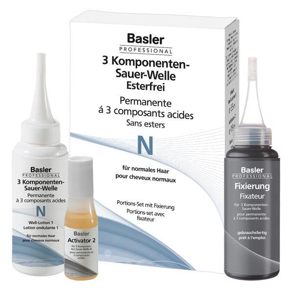 Basler Permanente á 3 composants acides Sans esters N, pour cheveux normaux - 1