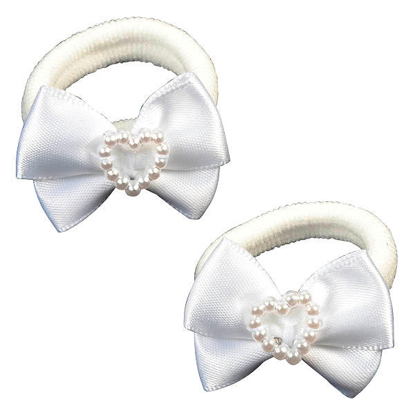 Solida Hair tie White, Per package 2 pieces - 1