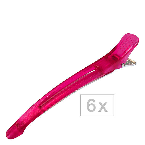 Efalock Clip Technik Pink, Pro Packung 6 Stück - 1