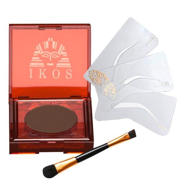 IKOS Eyebrow Shape Liner Set Brown to dark hair - 1