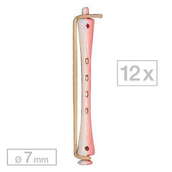 Efalock Permanent curler long Pink/White Ø 7 mm, Per package 12 pieces - 1