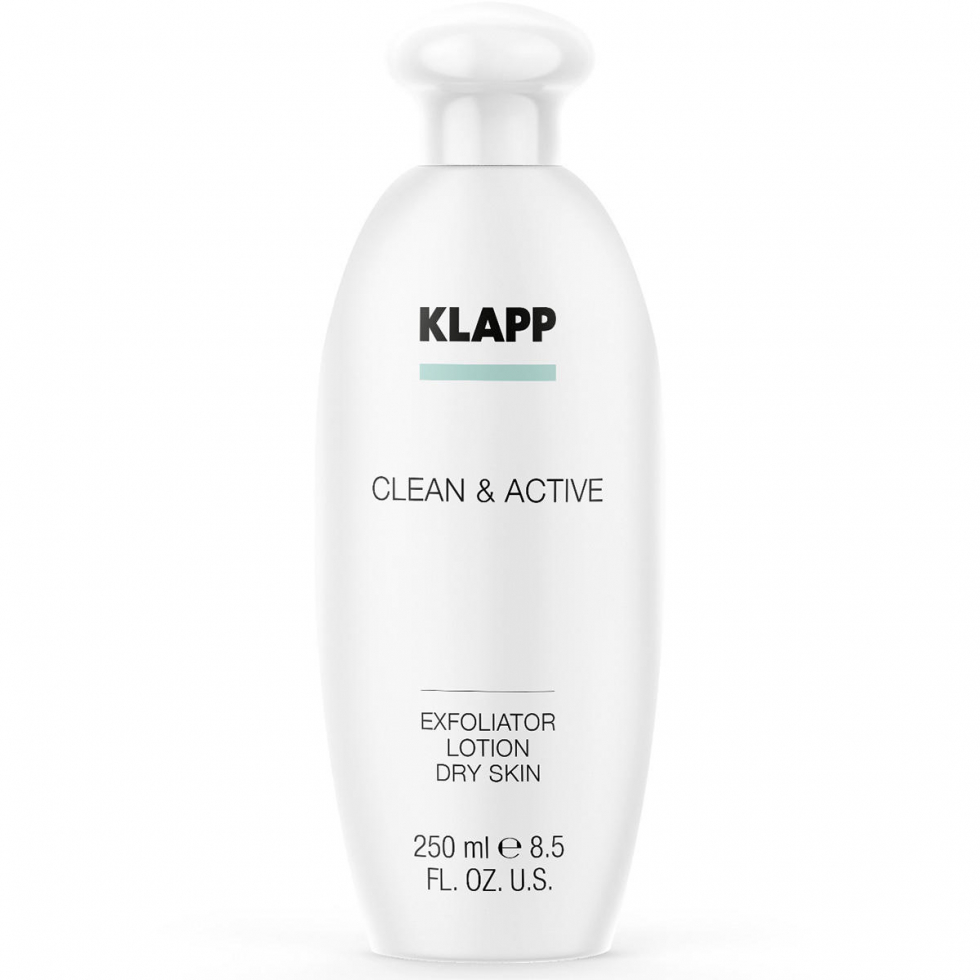 KLAPP CLEAN & ACTIVE Exfoliator Lotion Dry Skin 250 ml - 1