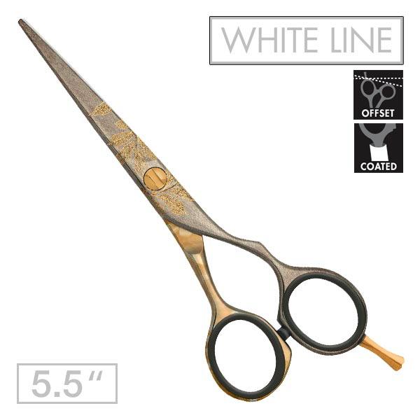 Jaguar White Line Forbici per capelli foglia d'oro 5½" - 1