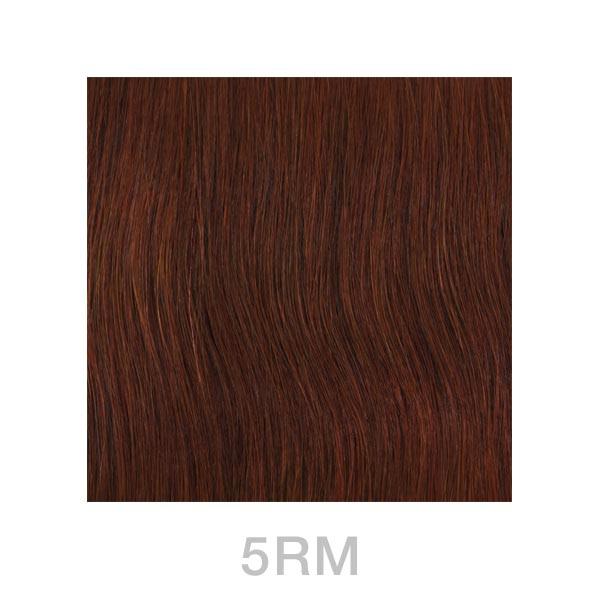 Balmain Fill-In Micro Ring Extensions 40 cm 5RM Light Mahogany Red Brown - 1