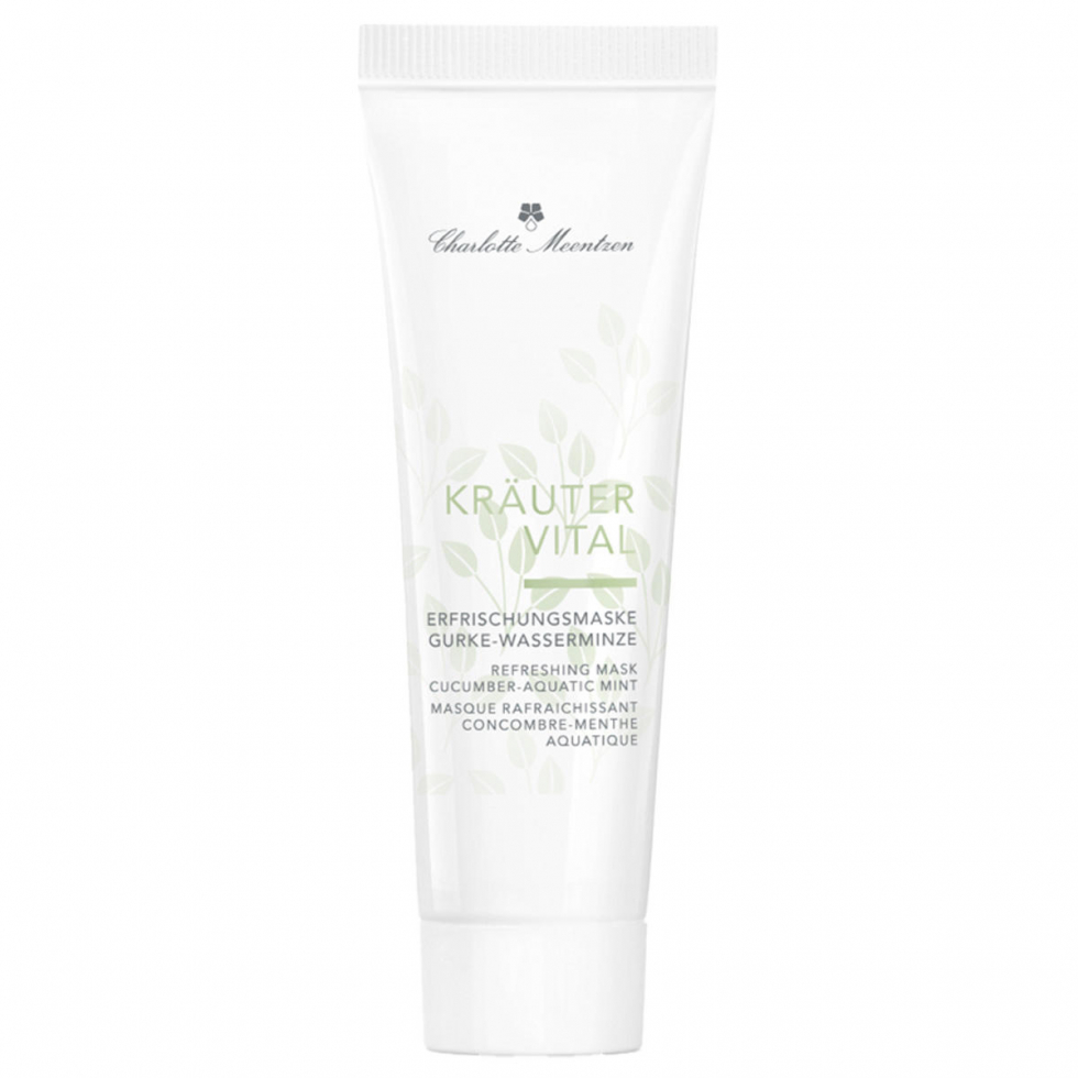 Charlotte Meentzen Kräutervital Erfrischungsmaske Gurke-Wasserminze 30 ml - 1
