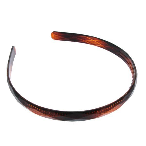 H+B Italia Haarband facet geslepen Havana - 1