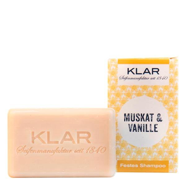 KLAR Festes Shampoo Muskat & Vanille 100 g - 1