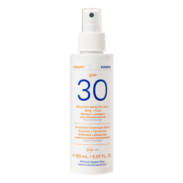 KORRES Yoghurt Sunscreen Spray Emulsion Body + Face SPF 30 150 ml - 1