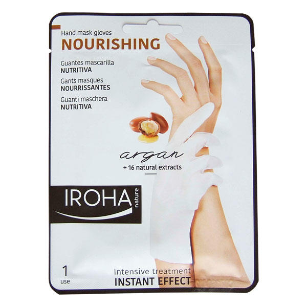 IROHA nature Nourishing Gloves Argan Hand Mask 1 pair - 1