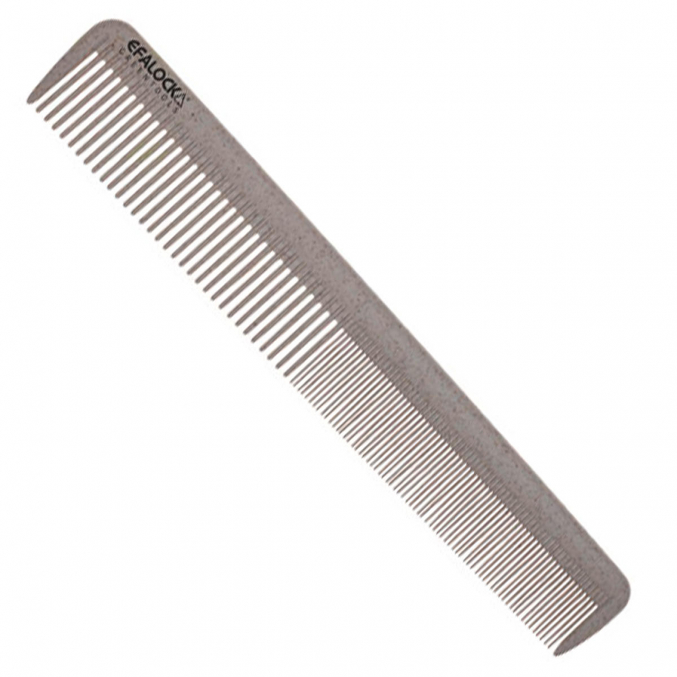 Efalock Fine Haarschneidekamm 406 – 18,5 Cm, Mittelstark Geschrägt, Wärme- Und Chemikalienresistent – Für Präzise Schnitttechnik