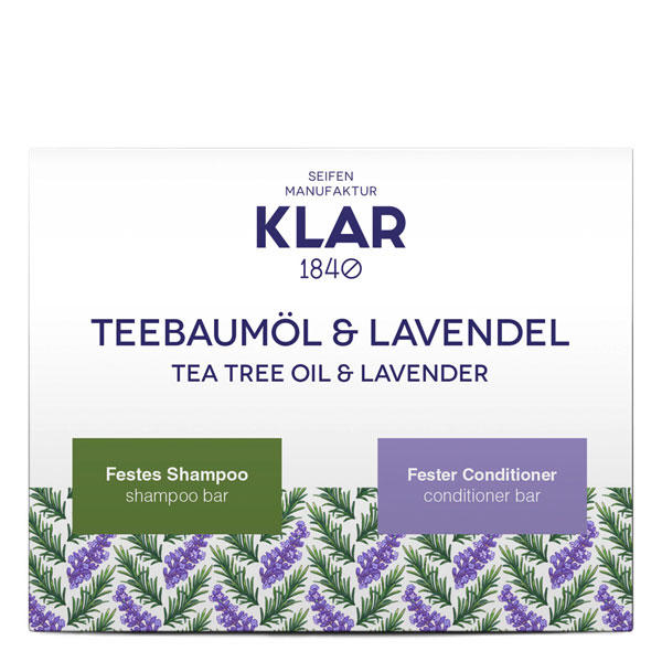 KLAR Geschenkset Teebaumöl & Lavendel  - 1
