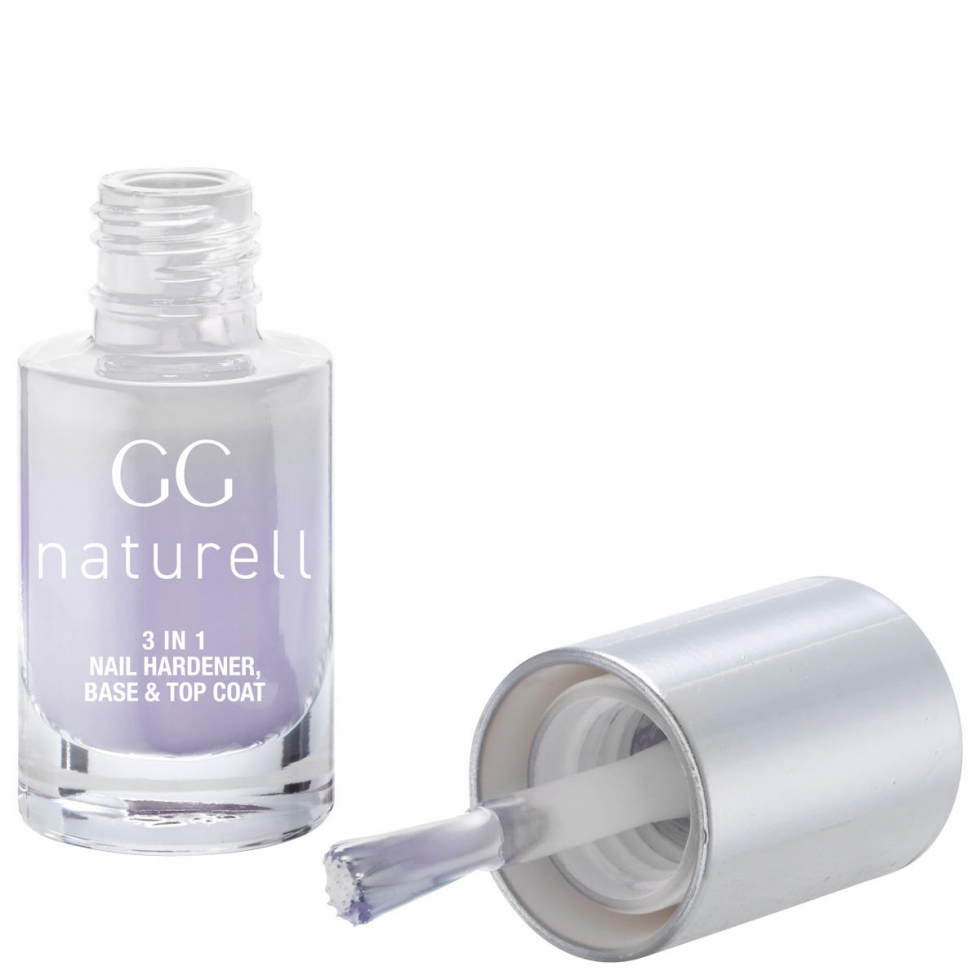 GERTRAUD GRUBER GG naturell 3 in 1 Nail Hardener, Base & Top Coat 5 ml - 1