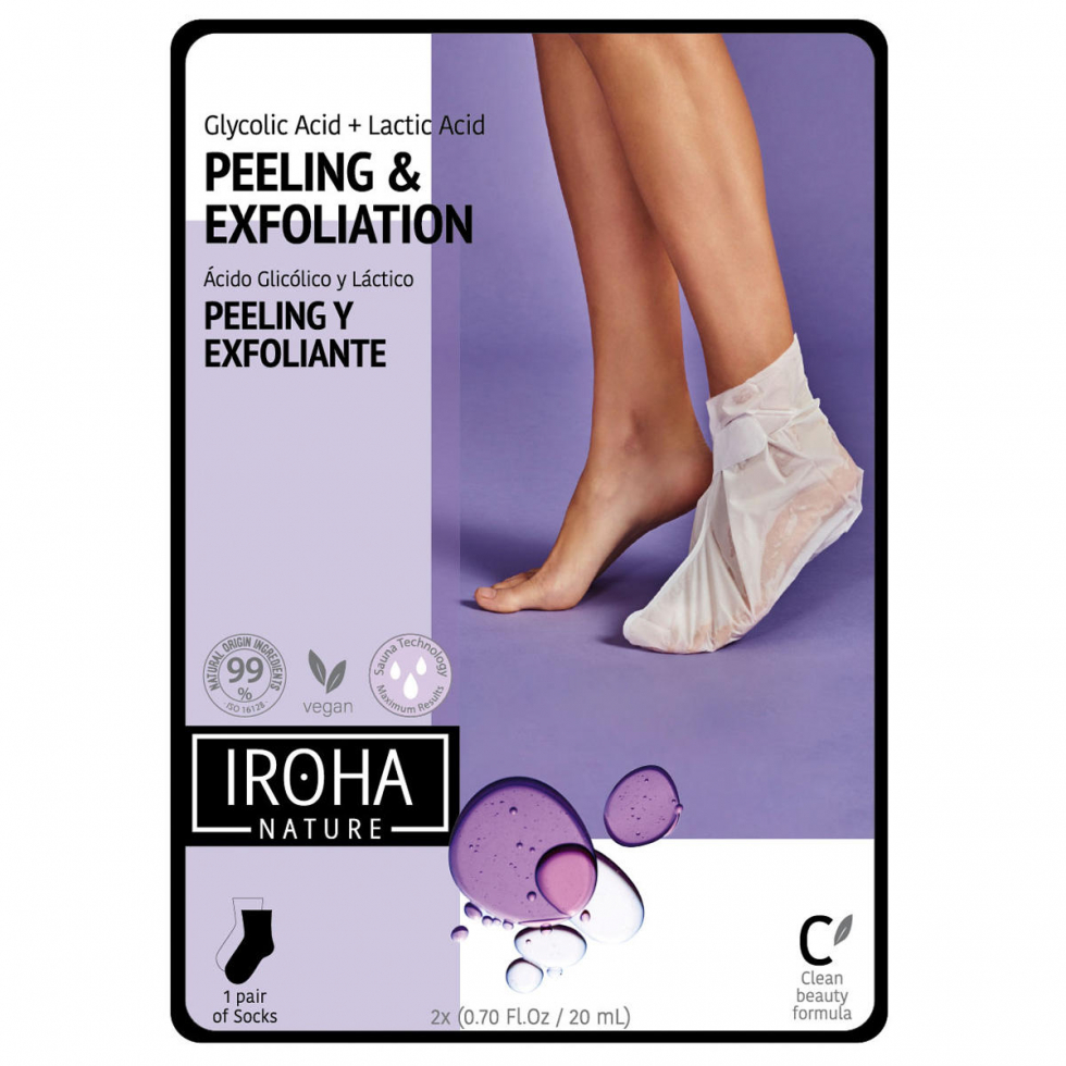 IROHA nature Peeling & Exfoliation Fußmaske 1 Paar - 1