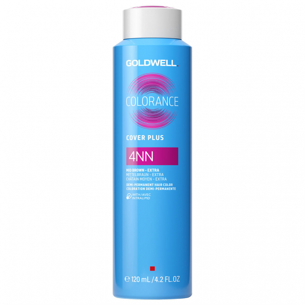 Goldwell Colorance Cover Plus Demi-Permanent Hair Color 4NN Mittelbraun Extra 120 ml - 1