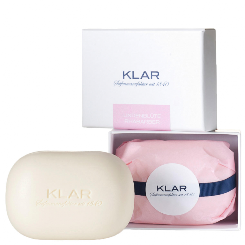 KLAR Lime Blossom & Rhubarb Soap 135 g - 1