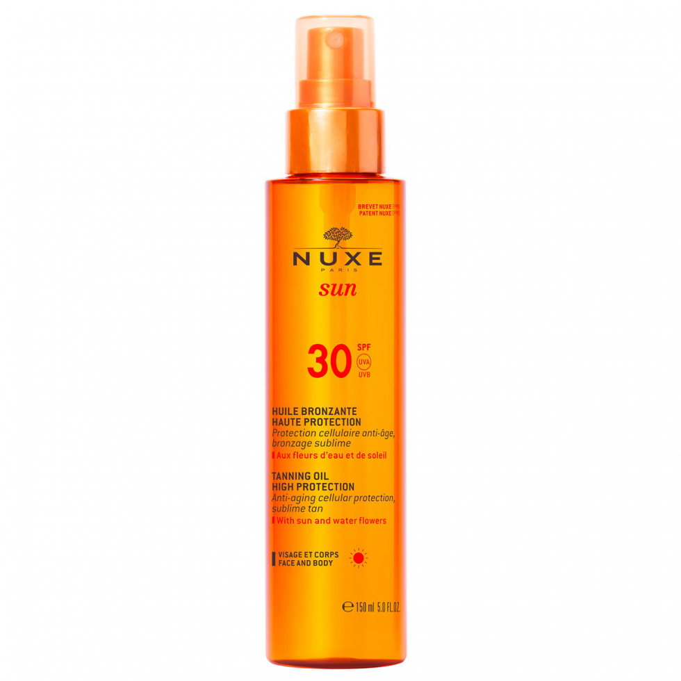 NUXE Sun Aceite solar cara y cuerpo SPF 30 150 ml - 1
