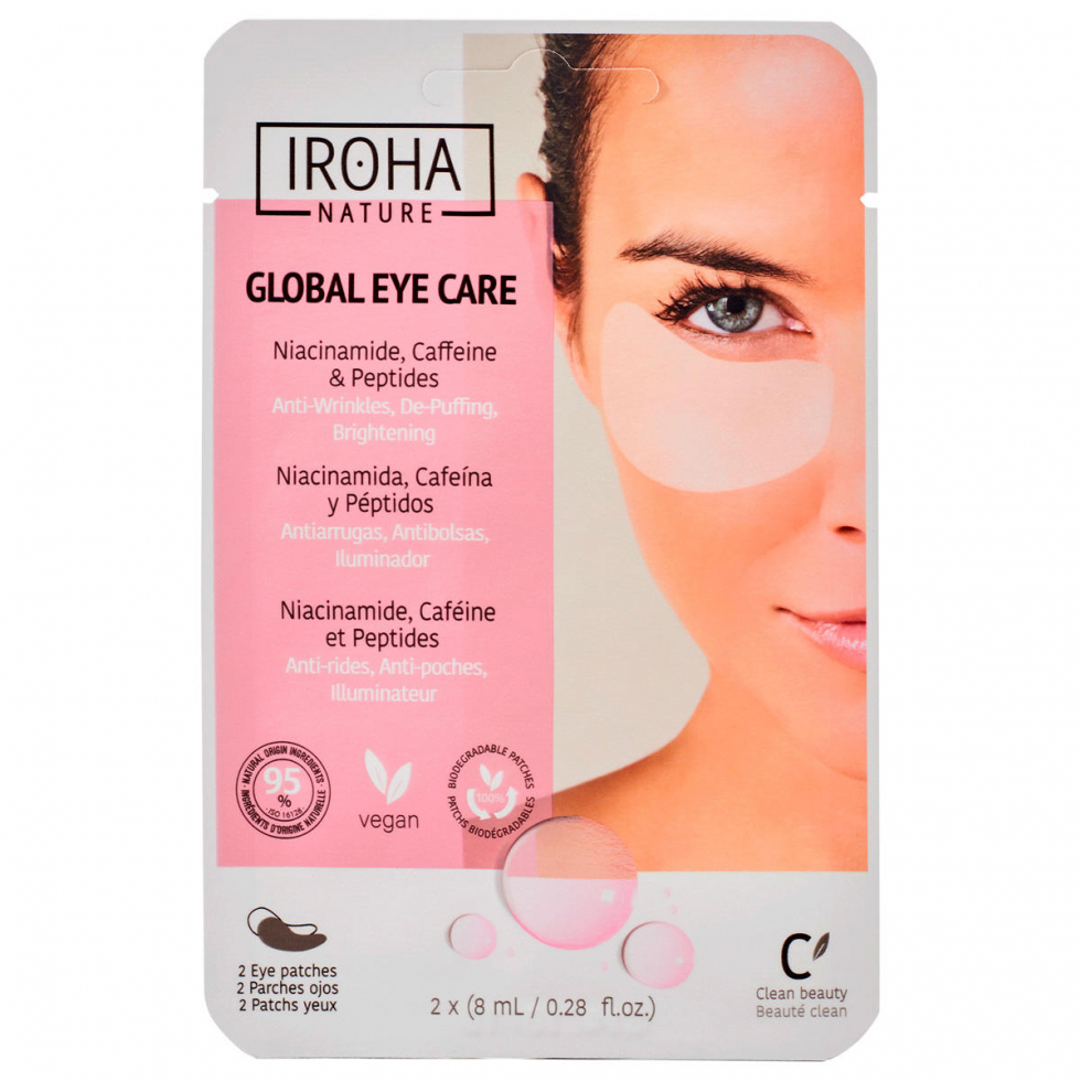 IROHA nature Global Eye Care Patches Pro Packung 2 Stück - 1