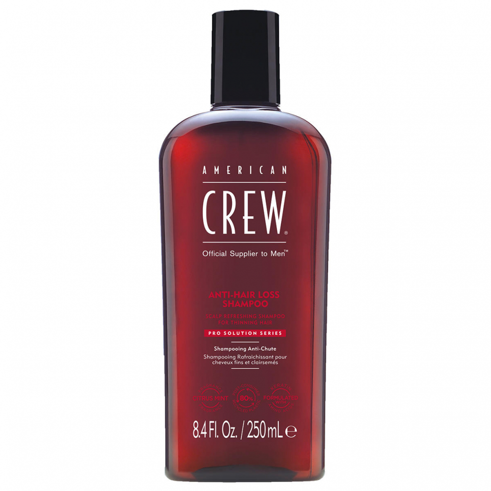 American Crew ANTI-HAIR LOSS SHAMPOO Scalp Refreshing Shampoo For Thinning Hair 250 ml - 1