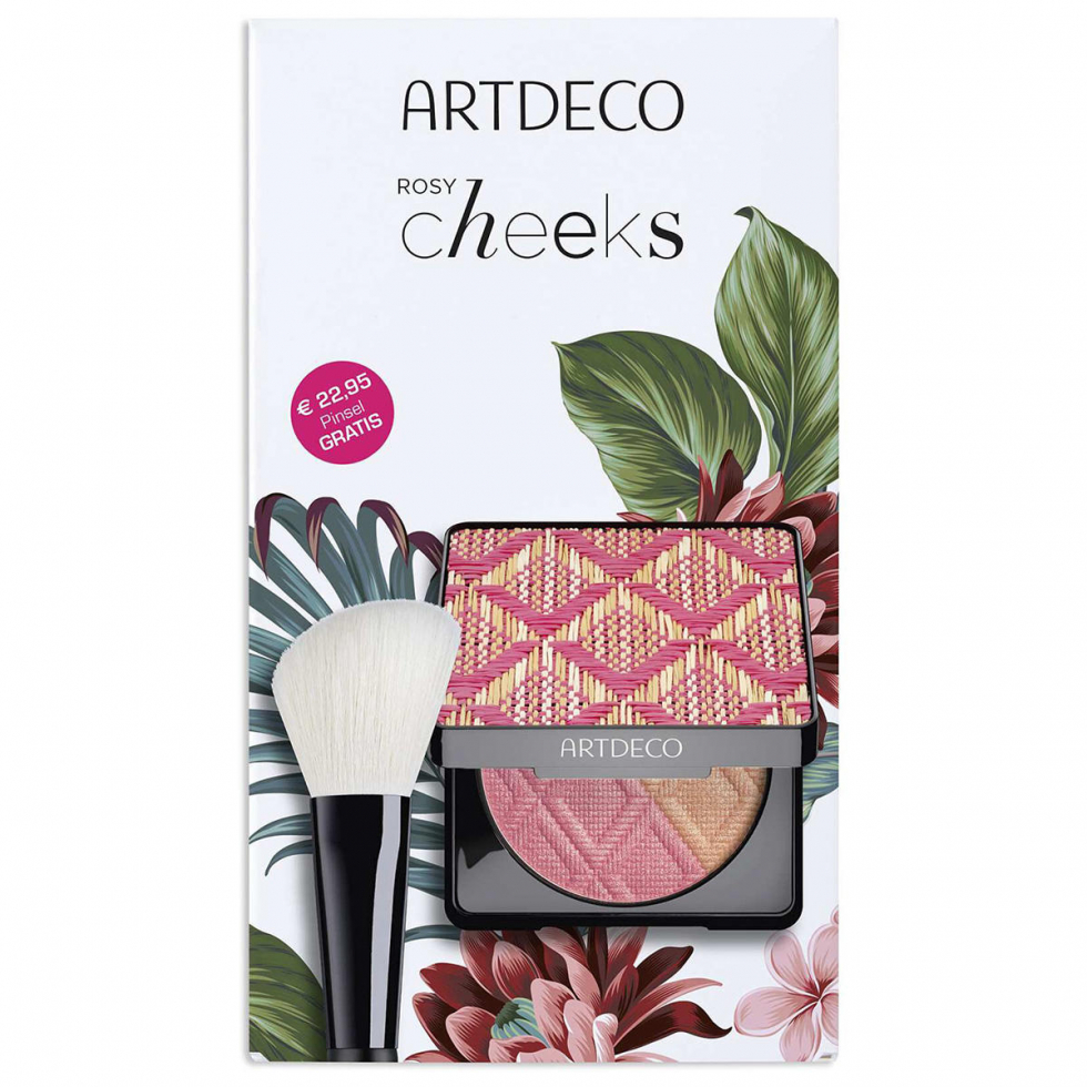 ARTDECO Rosy Cheeks Bronzing Blush & Powder Brush Set  - 1