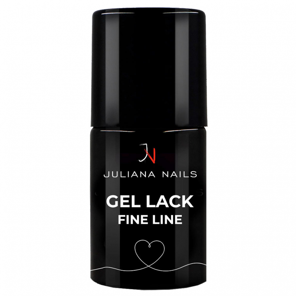 Juliana Nails Gel Lack Fine Line Black 6 ml - 1