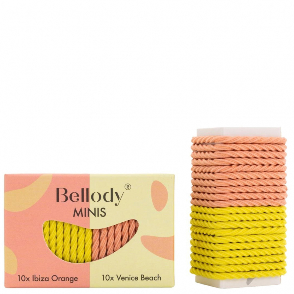 Bellody Minis Elásticos para el pelo Ibiza Orange/Venice Beach 20 Stück - 1